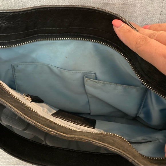 👜Classic Coach Hobo Shoulder Crossbody Bag Monogram 'Tabby'👜 - Picture 7 of 8